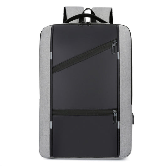 Mochila Ejecutiva para Hombre con Carga USB - Diseño Minimalista Multifuncional - Image 8