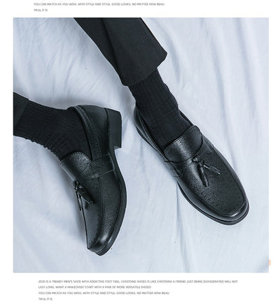 Mocasines de Cuero con Borla para Hombre - Zapatos Casuales Ejecutivos - Image 23