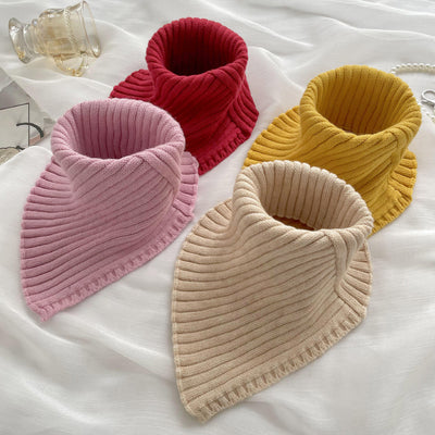 Pañoleta Tejida Multiusos de Color Liso - Protector Térmico para el Cuello