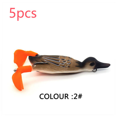 Señuelo Pato Flotante 9.5cm con Aletas Giratorias - Cebo Realista - Image 18