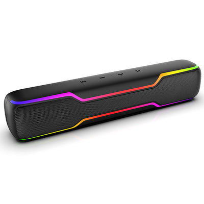 Parlante Bluetooth con Tira LED RGB y Lector de Tarjetas - Image 7