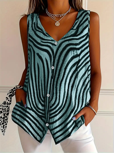 Chaleco Cardigan Estampado para Mujer - Colección Primavera Verano - Image 13