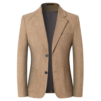 Blazer Casual de Lujo en Color Sólido para Hombre