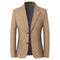 Blazer Casual de Lujo en Color Sólido para Hombre