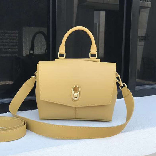 Bolso de Cuero Retro para Mujer con Asa al Hombro - Image 3