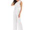 Jumpsuit Elegante sin Mangas con Cinturón para Mujer