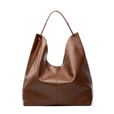 Bolso Tote Grande de Cuero Curtido Vegetal con Textura - Image 6