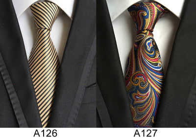 Corbata Jacquard Poliéster para Hombre - Elegancia Casual y Formal - Image 66