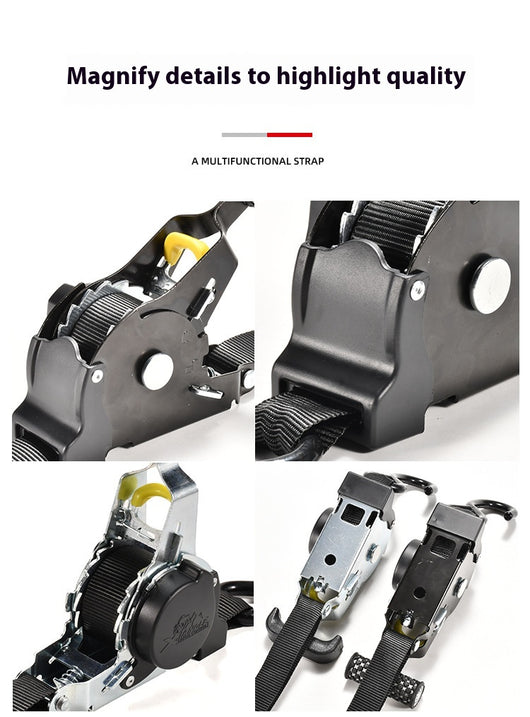 Correa Automática Reutilizable para Sujeción de Equipaje en Auto y Moto - Image 11