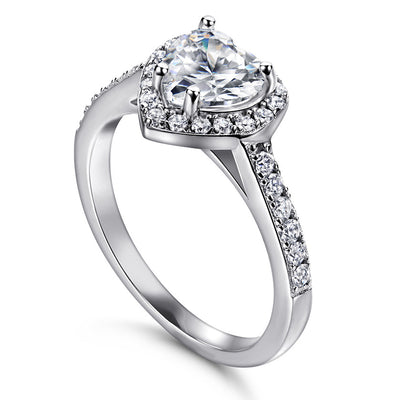Anillo de Corazón en Plata 925 con Circonita - Elegancia y Brillo Duradero - Image 9