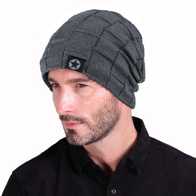 Gorro Tejido con Parche de Estrella de Cinco Puntas - Image 10