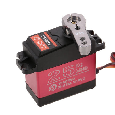 Servomotor Digital DS3225 25kg Engranajes Metálicos Resistente al Agua - Image 10