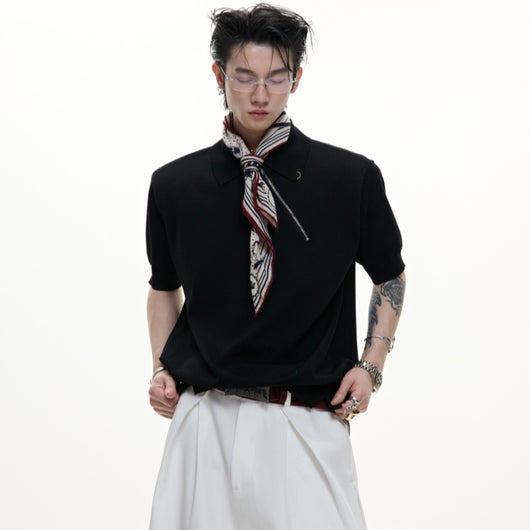 Polo Slim Fit con Efecto Frío y Cierre Oblicuo - Image 14