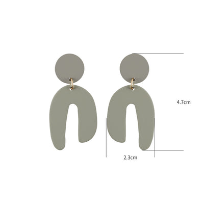 Aretes de Arcilla Cerámica con Acabado Goma Cremosa - Image 17