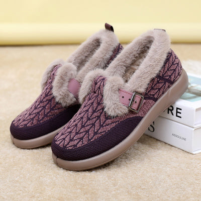 Zapatos de Algodón Aislados con Forro Polar Extra Grueso para Mujer - Image 8