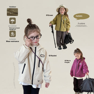 Chaqueta Deportiva Infantil con Capucha - Diseño Holgado para Exterior - Image 3
