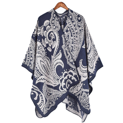 Bufanda Capa de Cachemira para Mujer - Abrigo Versátil Otoño Invierno - Image 18