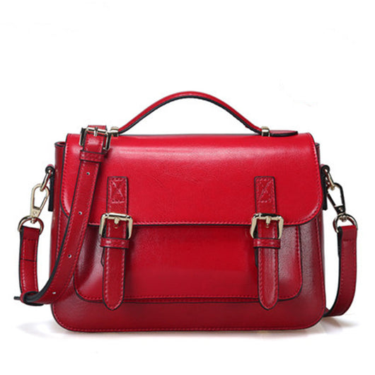 Bolso Mensajero de Cuero Genuino para Mujer - Image 4