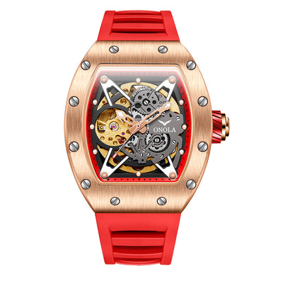 Reloj Deportivo Automático con Banda de Silicona para Hombre - Image 9