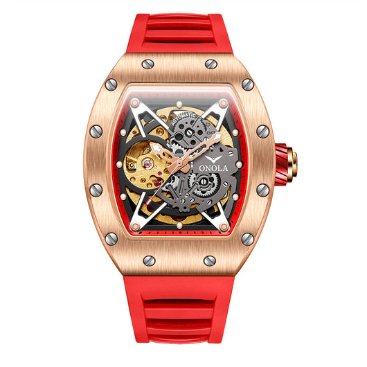Reloj Deportivo Automático con Banda de Silicona para Hombre - Image 9