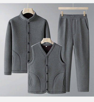 Traje Deportivo de Terciopelo Talla Grande para Hombre - Image 20