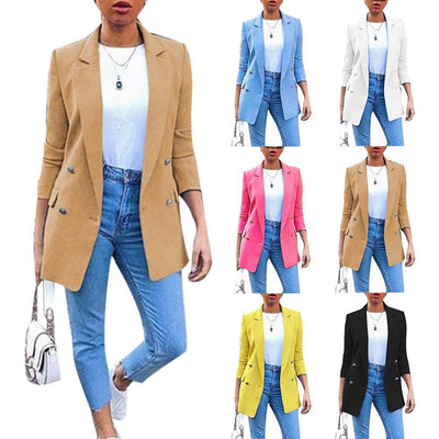 Saco Blazer con Solapa de Pico