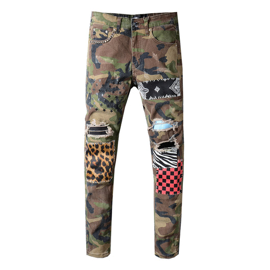 Pantalones Holgados con Parche Estampado - Image 3
