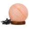 Multicolor Round Ball USB Salt Lamp Pink