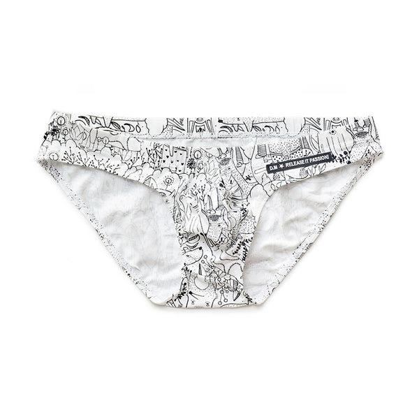 Pantis Triangulares Estampado Cintura Baja Sexy - Image 4