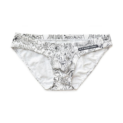 Pantis Triangulares Estampado Cintura Baja Sexy - Image 4
