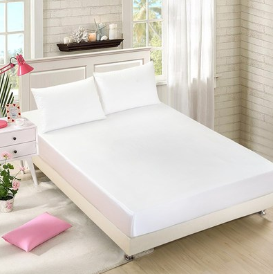 Juego de Cama Seda Hielo Verano - Funda Nórdica y Almohadas Color Sólido