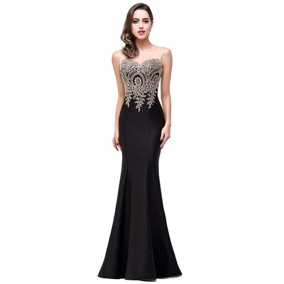 Vestido Falda Sirena con Detalle Hueco y Perspectiva - Image 14