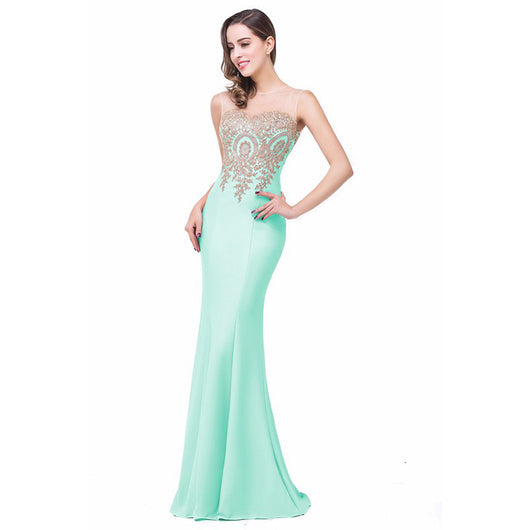 Vestido Falda Sirena con Detalle Hueco y Perspectiva - Image 11