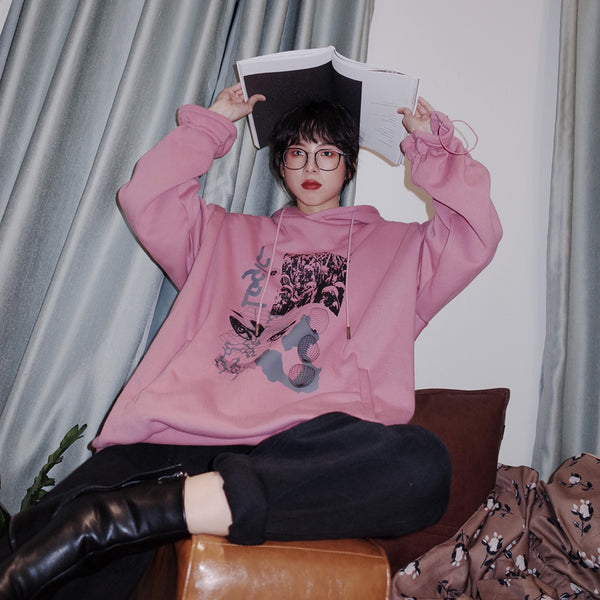Sudadera con Capucha Comfort Lazy