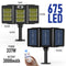 Luz Solar Con Control Remoto 675LED