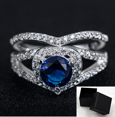 Anillo de Diamante en Forma de Corazón - Image 7