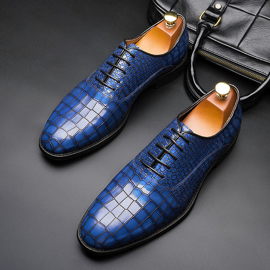 Zapatos de Cuero Premium para Hombre con Punta Afilada