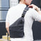 Bolsa de Lona para Hombre - Mochila Cruzada Multifunción con Protección Antirrobo