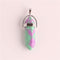 Natural Stone Hexagonal Prism Pendant 7