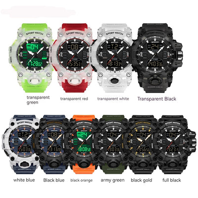 Reloj Inteligente Hombre Estilo Coreano Resistente al Agua y Golpes con Pantalla Transparente - Image 2