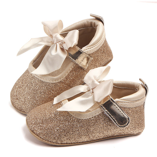Zapatos Princesa para Bebé - Suela Blanda, 0-1 Años, Primavera-Otoño - Image 2