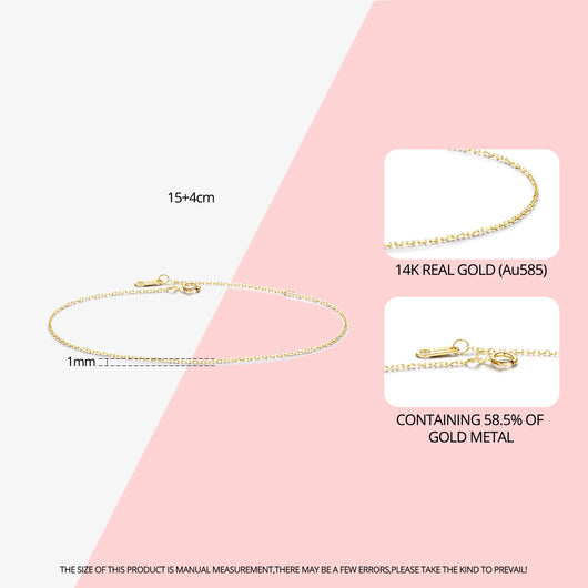 Pulsera de Oro Amarillo 14K para Mujer - Image 5