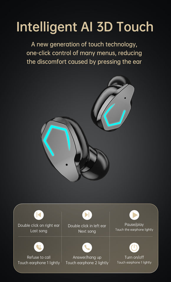 Auriculares Bluetooth Estéreo Inalámbricos con Emparejamiento Dual