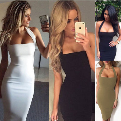 Vestido Halter Sensual para Mujer