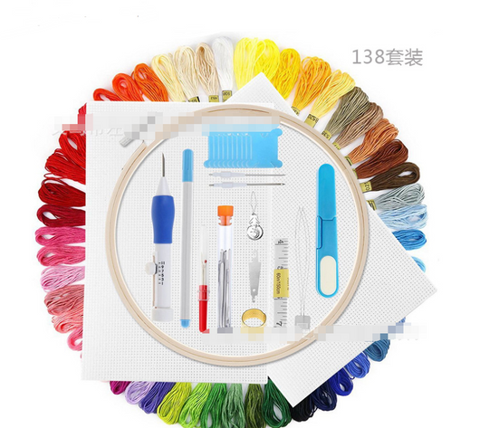Kit Completo de Bordado DIY + 50 Hilos - Image 15