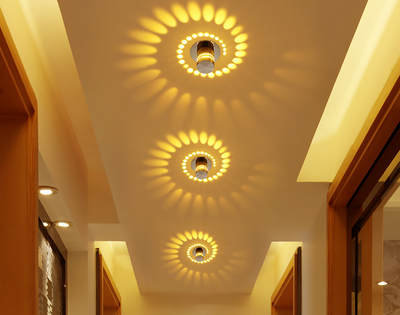 Lámpara LED Espiral Moderna para Pared - Luz Colorida para Bares y Espacios Interiores - Image 6