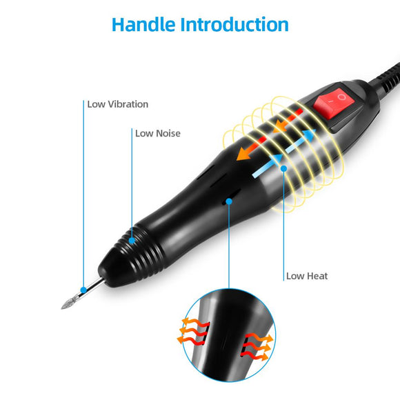 Pulidor de Uñas Eléctrico Profesional 2000 RPM