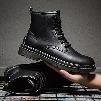 Botas Martin de Plataforma para Hombre - Estilo Motociclista - Image 5