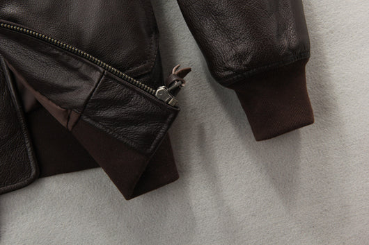 Chaqueta de Cuero para Motociclista con Bordados Artesanales - Image 25