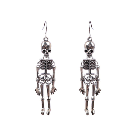 Aretes Calavera Grandes Estilo Europeo Americano para Discoteca - Image 4